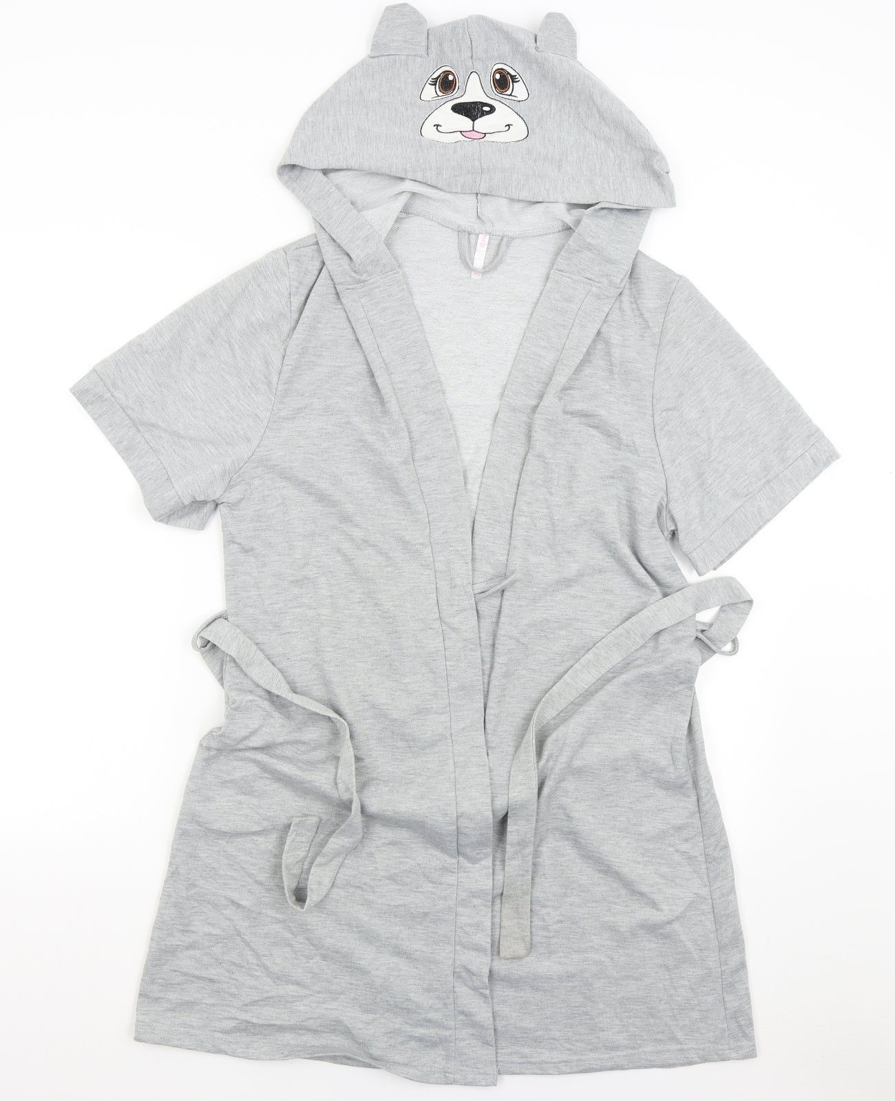 MRP Womens Grey Solid   Robe Size 12