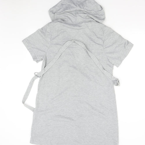 MRP Womens Grey Solid   Robe Size 12
