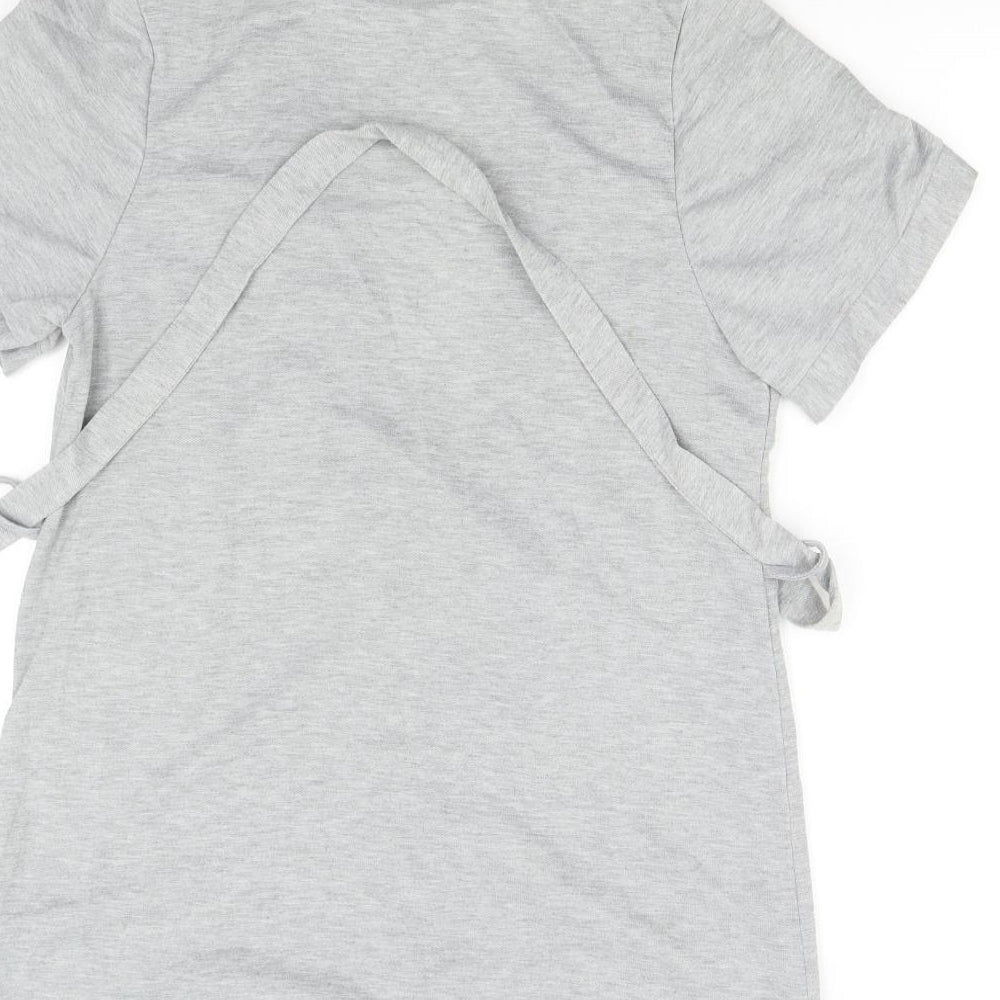 MRP Womens Grey Solid   Robe Size 12