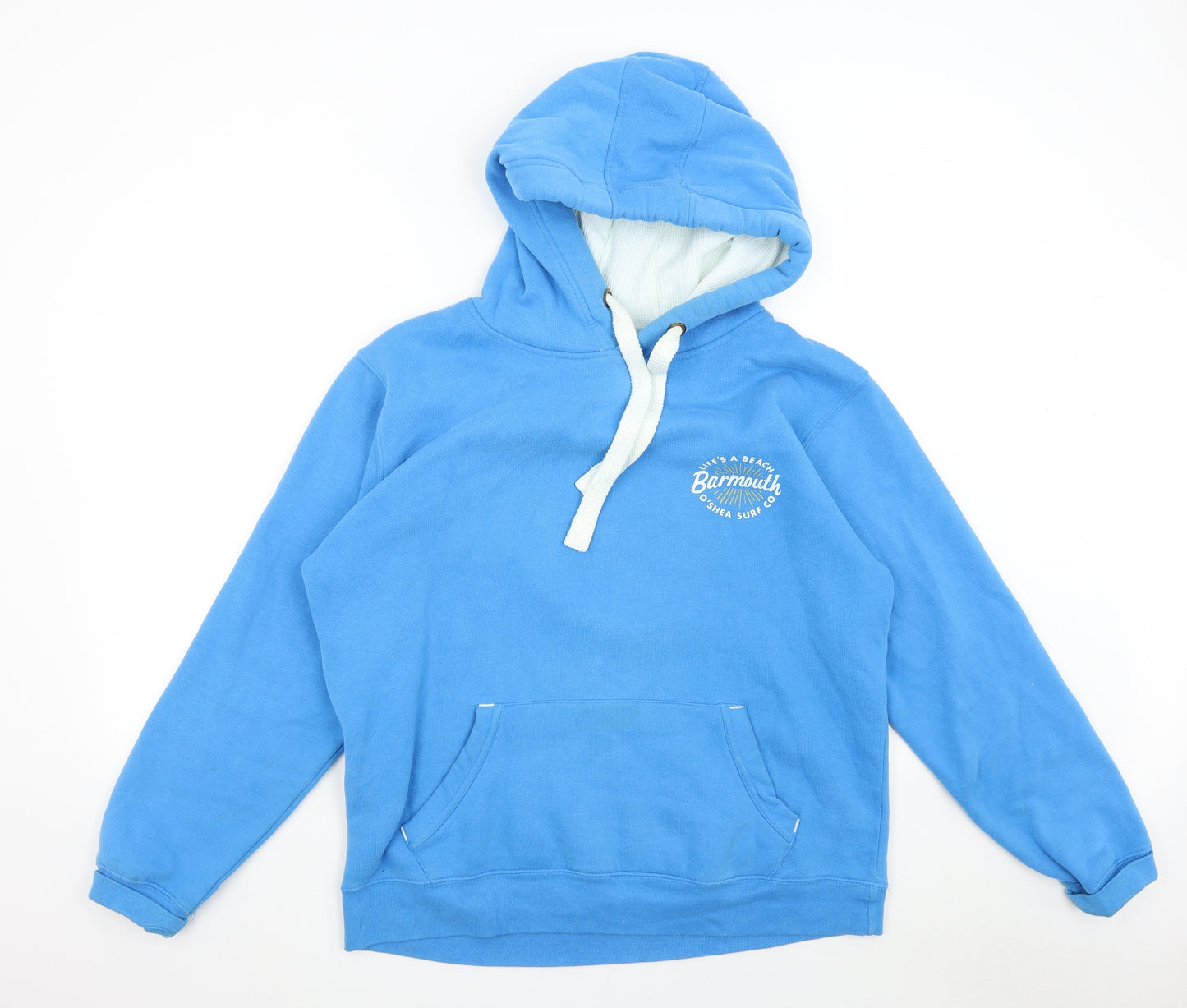 O' Shea Mens Blue   Pullover Hoodie Size L  - Barmouth Surf