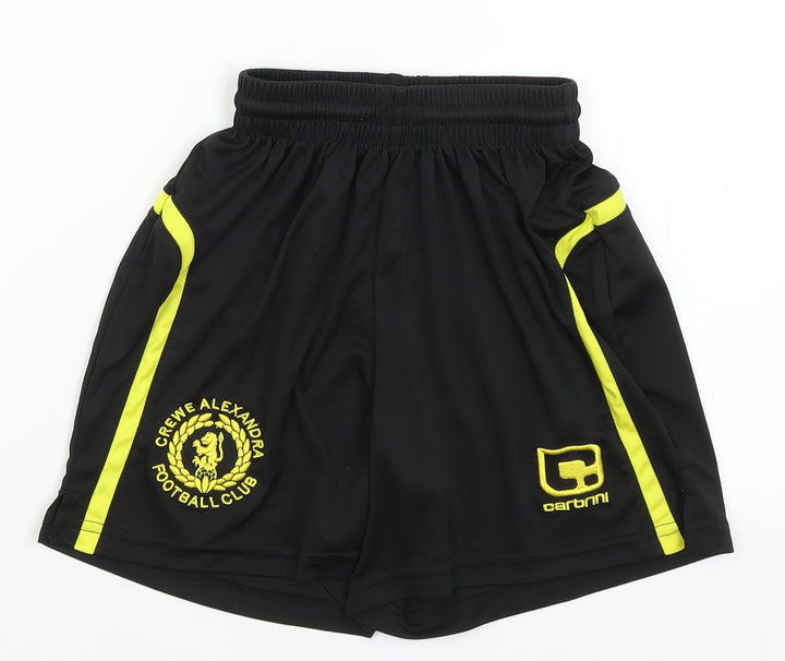 Carbrini Boys Black   Bermuda Shorts Size 7-8 Years