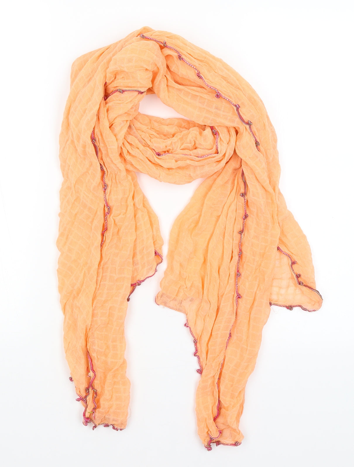 Preworn Womens Orange    Scarf