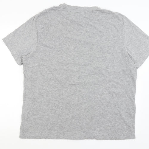 F&F Mens Grey    T-Shirt Size 3XL  - Happy New Beer