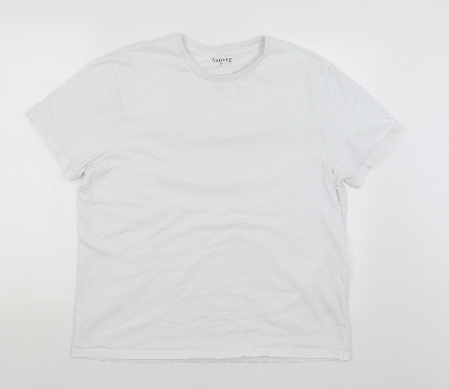 Nutmeg Mens White    T-Shirt Size XL