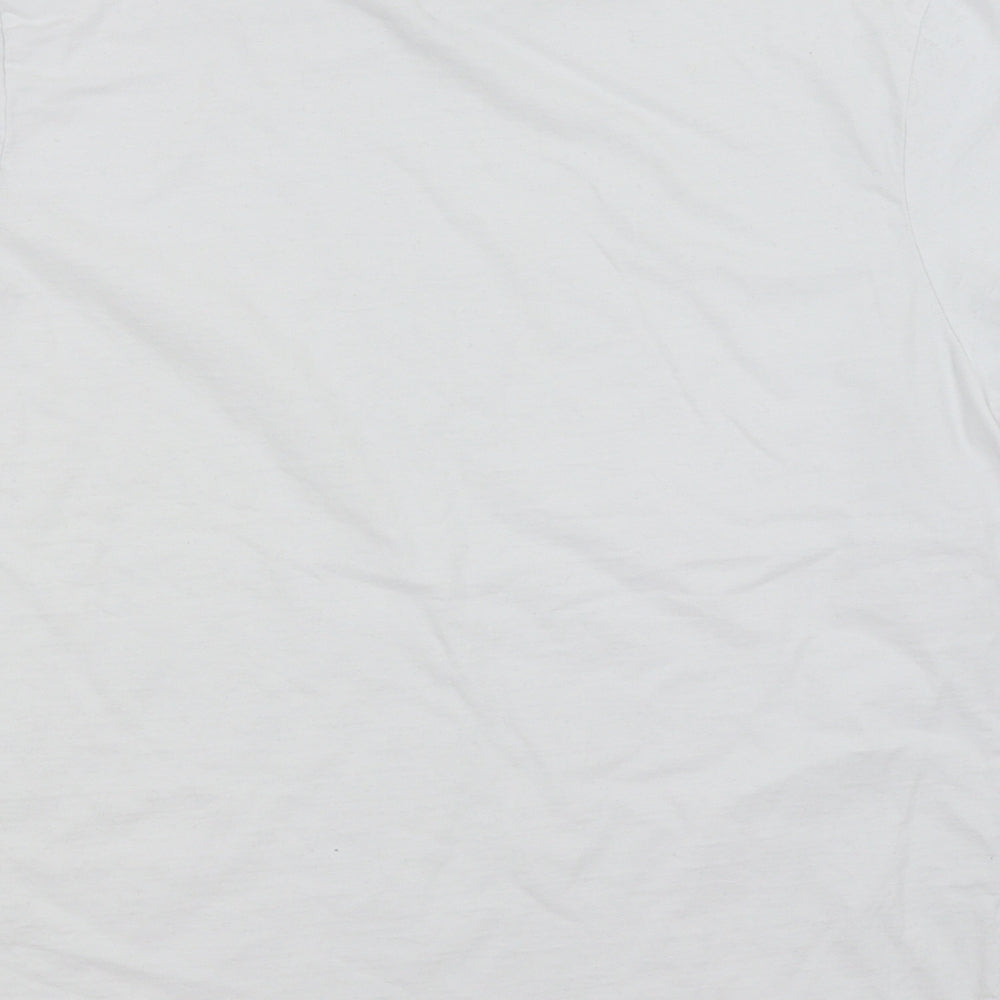 Nutmeg Mens White    T-Shirt Size XL