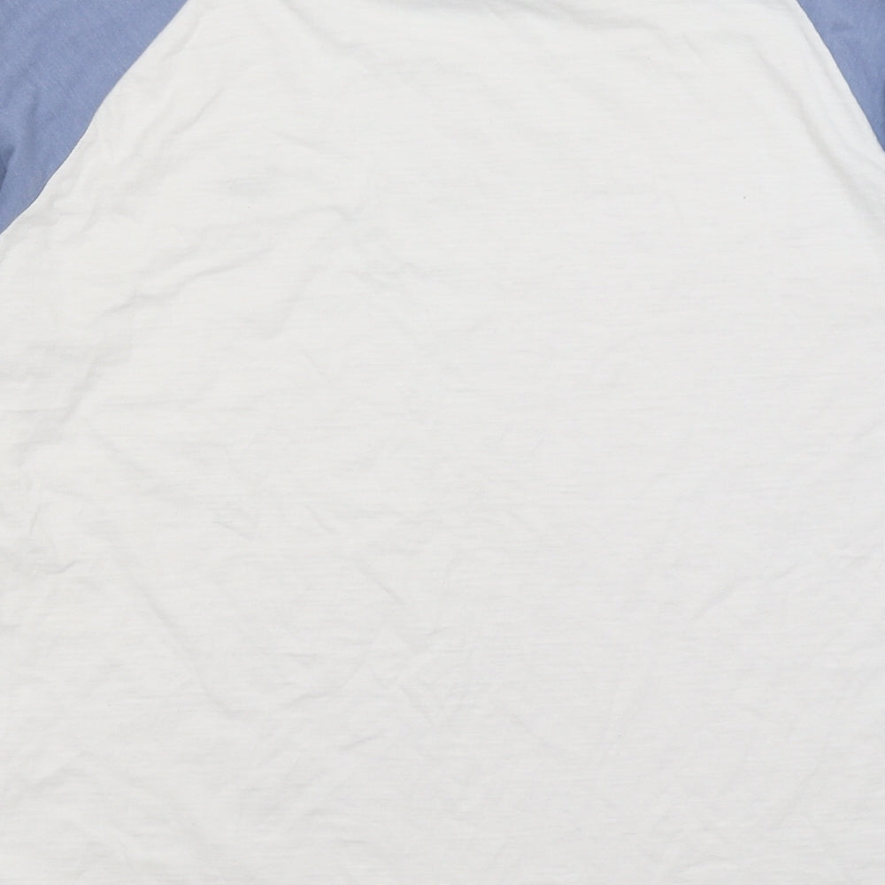 Easy Mens White    T-Shirt Size XL