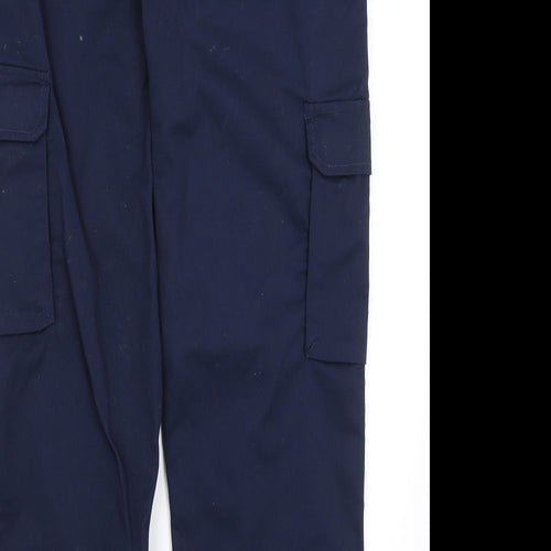 Warrior Womens Blue   Carpenter Trousers Size 10 L27.5 in