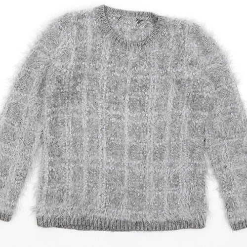 Bonmarche Womens Grey   Pullover Jumper Size 10