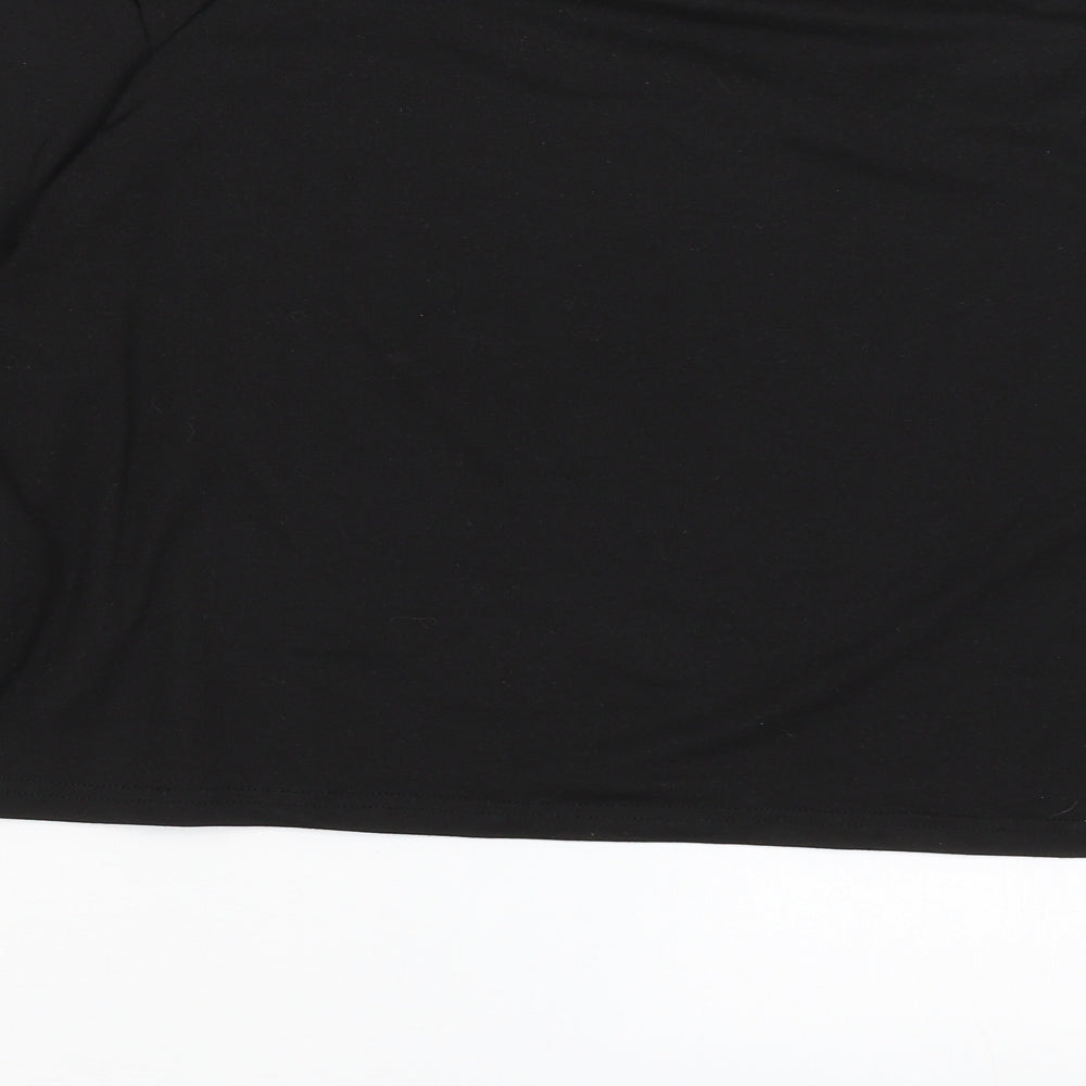 SheIn Womens Black   Cropped T-Shirt Size 2XL
