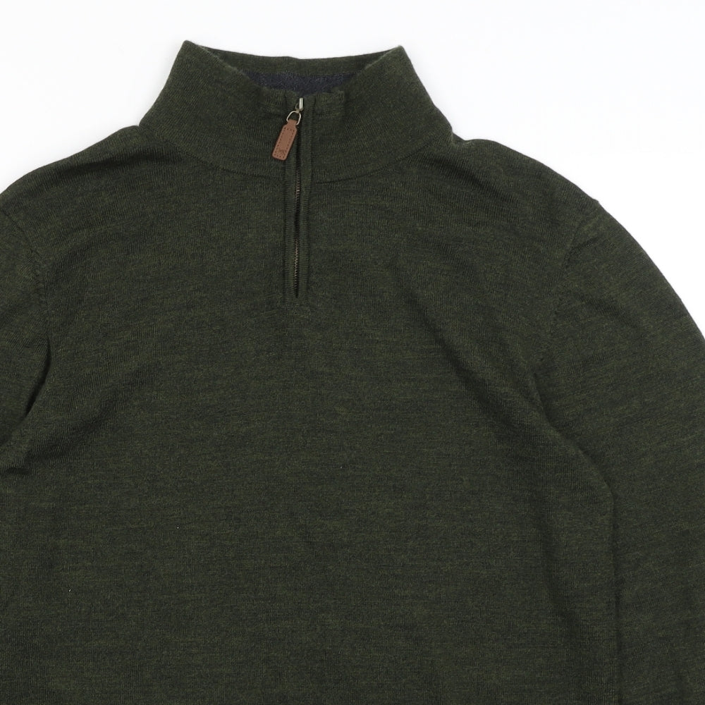 White Stuff Mens Green   Pullover Jumper Size M