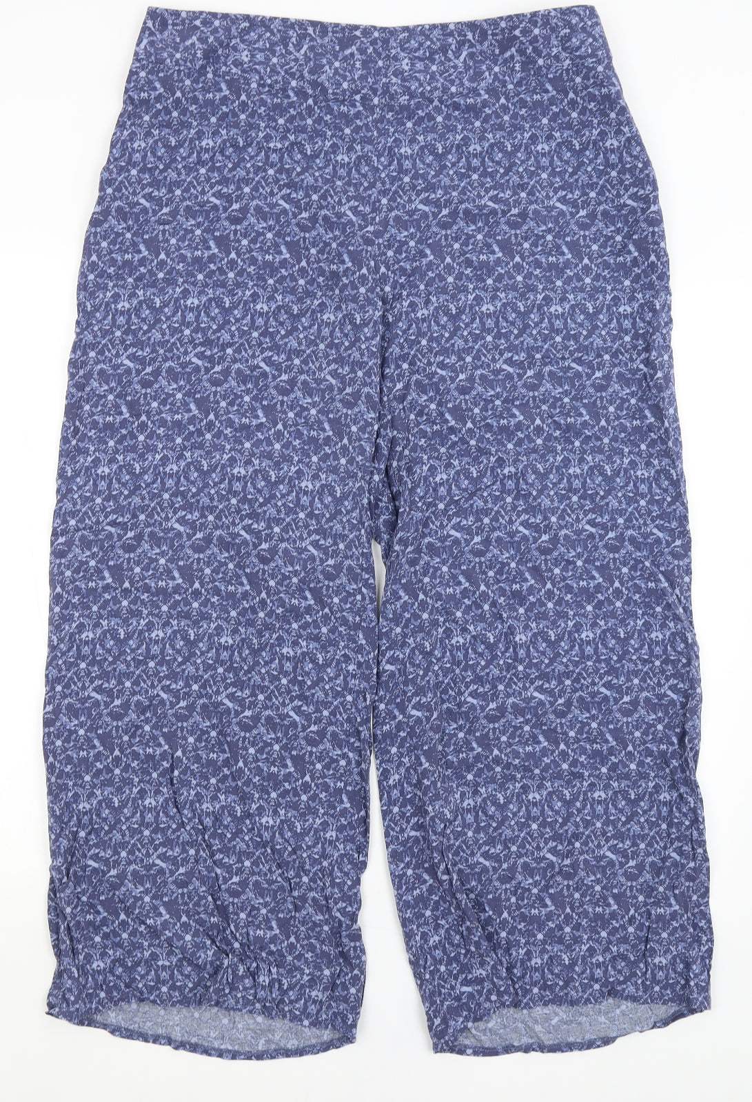M&S Womens Blue   Trousers  Size 14 L26 in