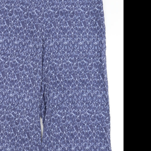 M&S Womens Blue   Trousers  Size 14 L26 in