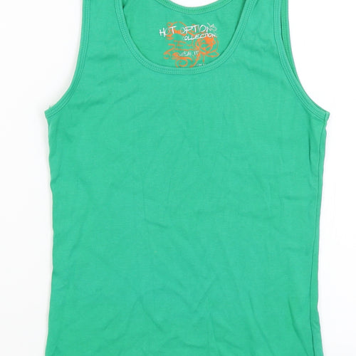 Hot Options Womens Green   Basic Tank Size 12