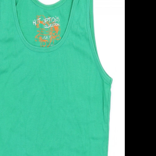 Hot Options Womens Green   Basic Tank Size 12