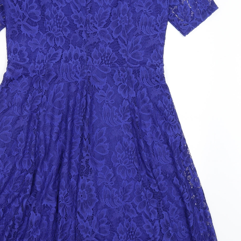 Bonmarche Womens Blue   Fit & Flare  Size 14