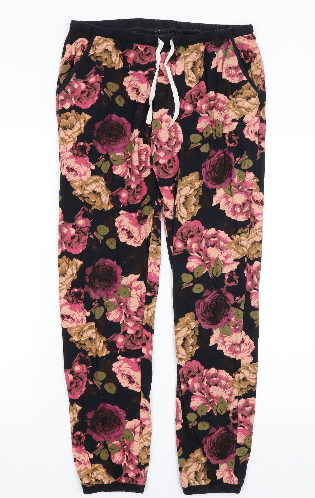 NEXT Womens Blue Floral  Capri Pyjama Pants Size 10