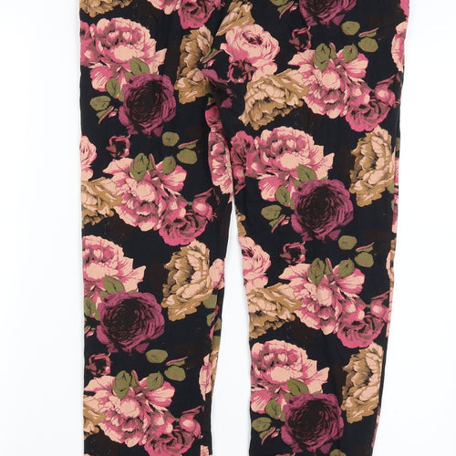 NEXT Womens Blue Floral  Capri Pyjama Pants Size 10