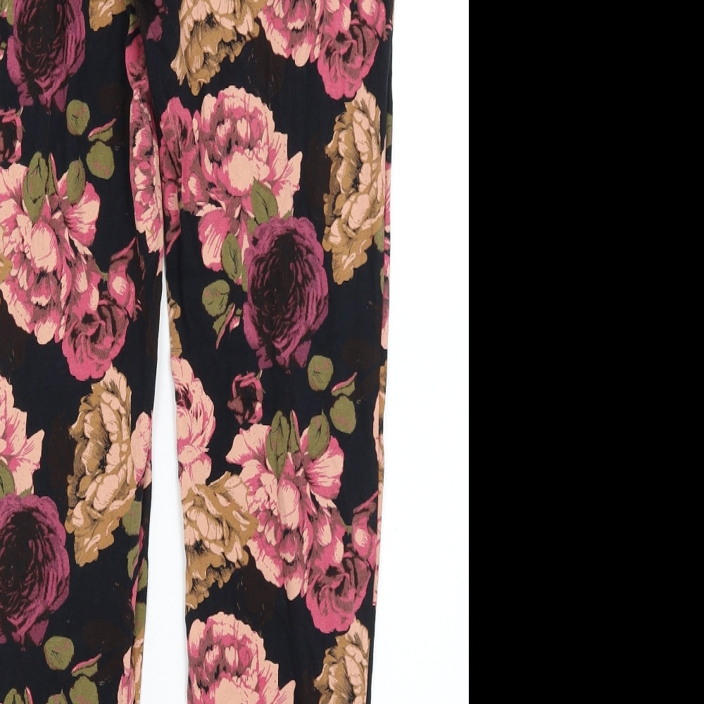 NEXT Womens Blue Floral  Capri Pyjama Pants Size 10
