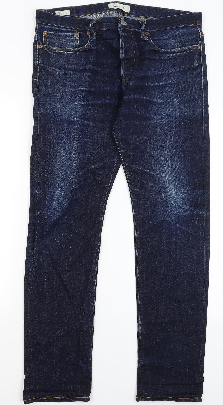 Gap Mens Blue   Straight Jeans Size 34 in L32 in