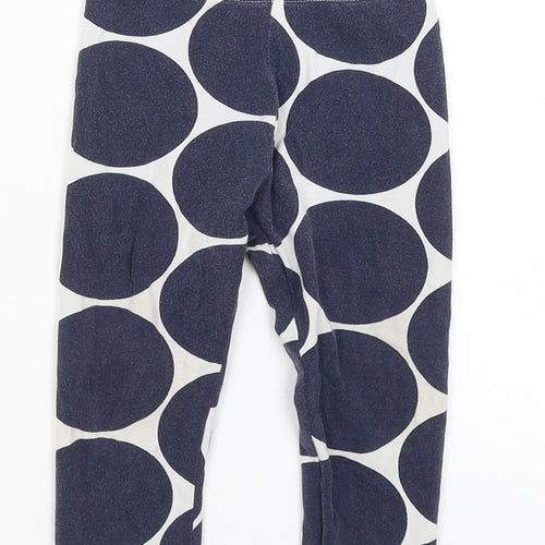 NEXT Baby Blue Polka Dot  Capri Trousers Size 12-18 Months