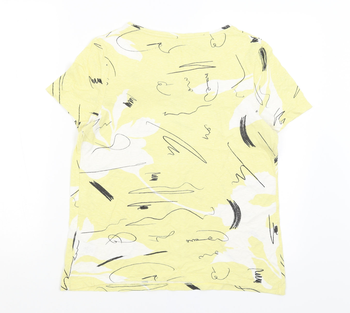 NEXT Womens Yellow   Basic T-Shirt Size 10