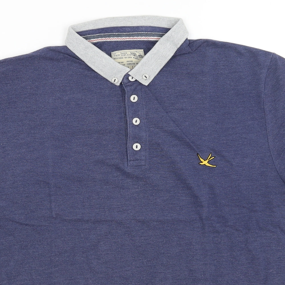 Burton Mens Blue    Polo Size M