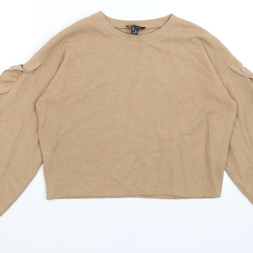 New Look Womens Brown   Pullover Jumper Size S