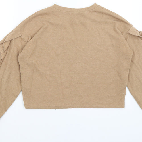 New Look Womens Brown   Pullover Jumper Size S