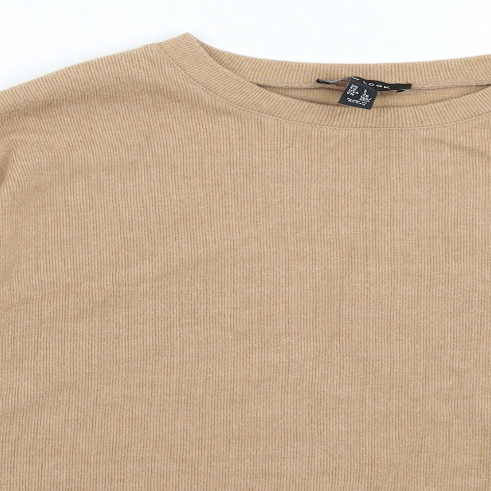 New Look Womens Brown   Pullover Jumper Size S