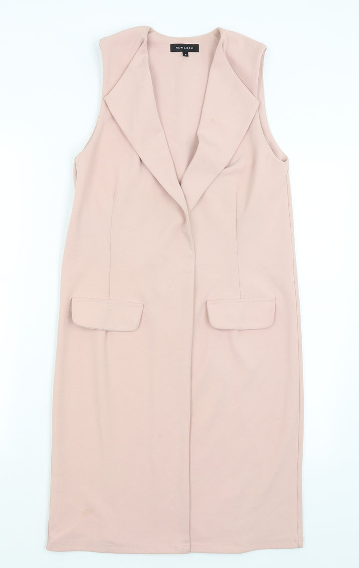 New Look Womens Pink Jacket Blazer Size 8