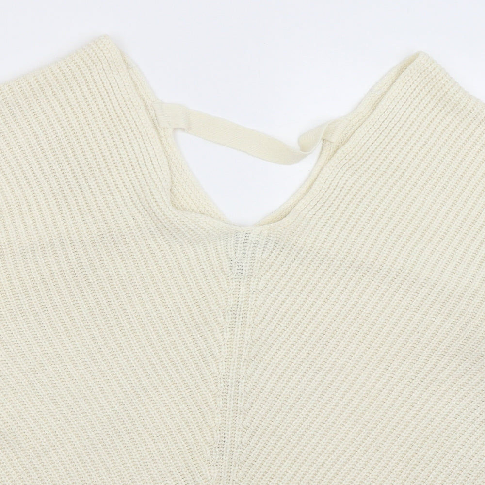 New Look Womens Ivory   Pullover Jumper Size M