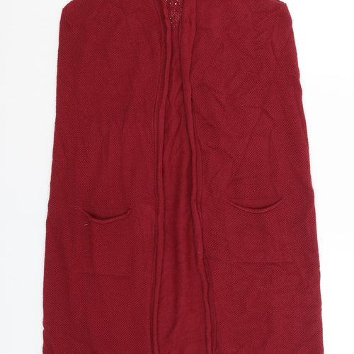 Ilmek Womens Red   Shrug Jumper Size S
