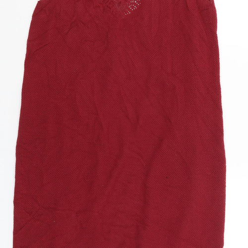 Ilmek Womens Red   Shrug Jumper Size S