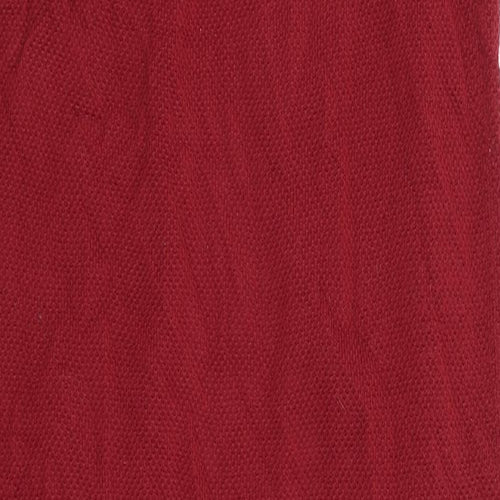 Ilmek Womens Red   Shrug Jumper Size S
