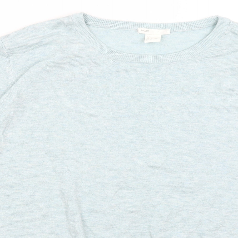 H&M Womens Blue   Pullover Jumper Size L