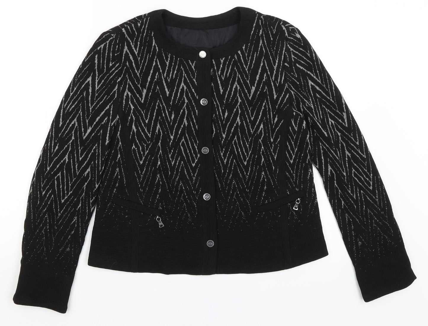 Gerry Weber Womens Black   Cardigan Jumper Size 14