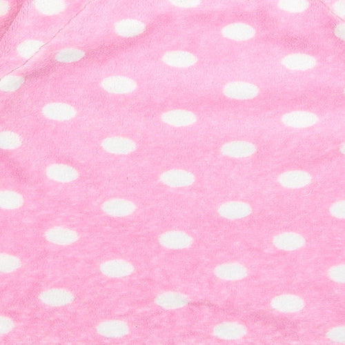 PJ Collection Girls Pink Polka Dot  Top Pyjama Top Size 7-8 Years  - Cat