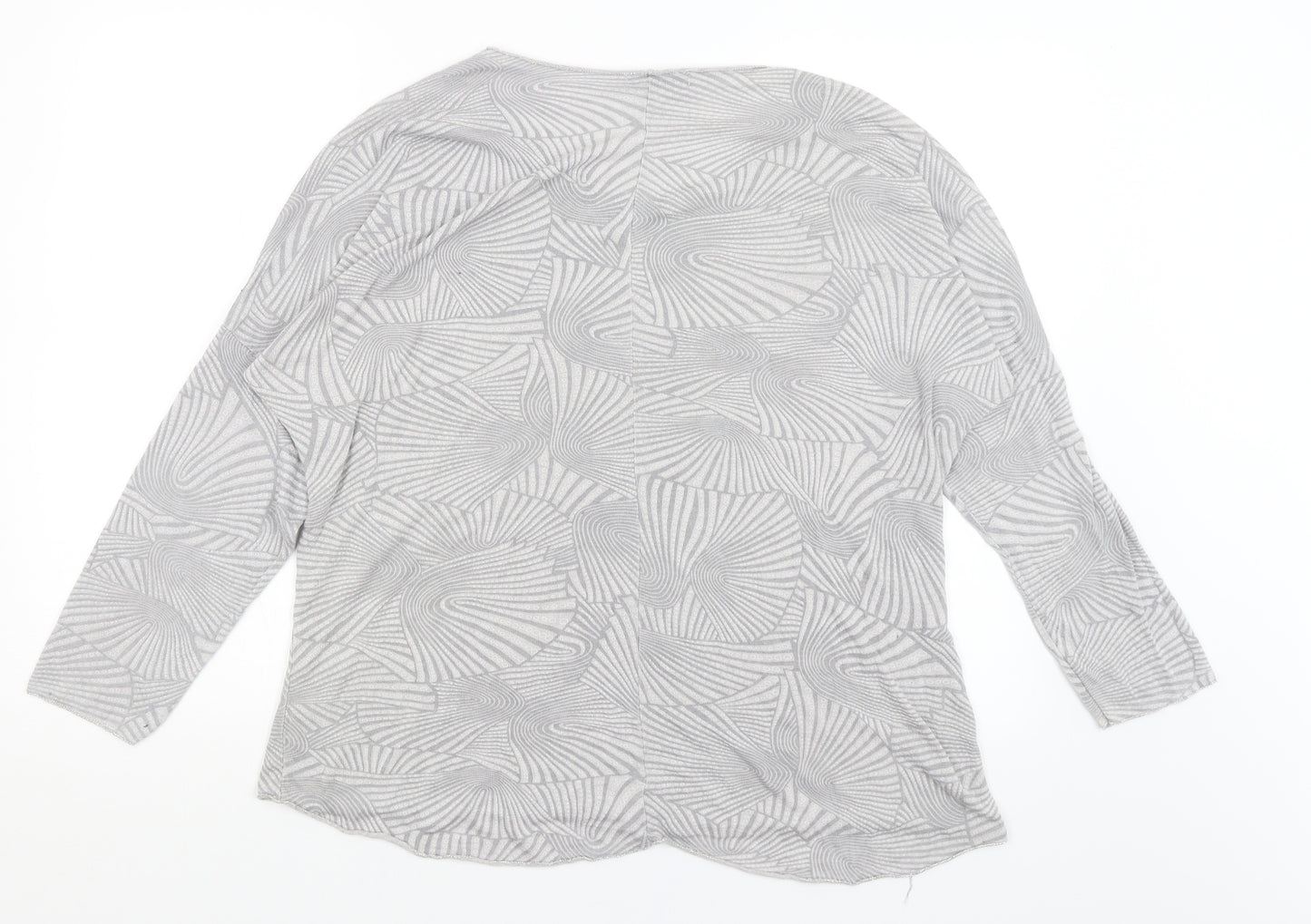 LV Clothing Womens Grey   Basic T-Shirt Size XL
