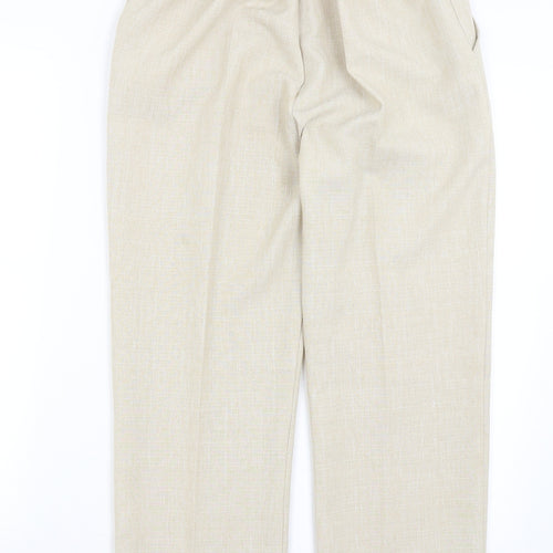 Preworn Womens Beige   Trousers  Size 14 L24 in