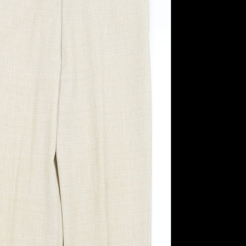 Preworn Womens Beige   Trousers  Size 14 L24 in