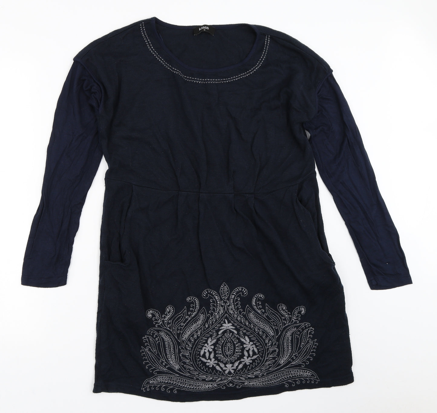 Klass Womens Blue   Tunic Jumper Size M
