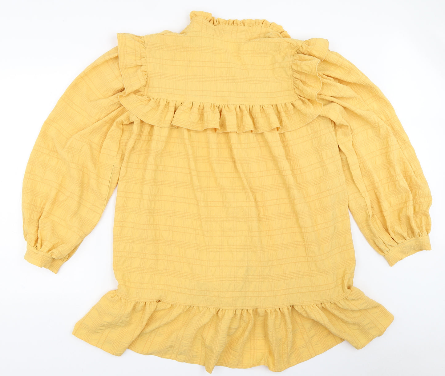 Boohoo Womens Yellow   Shift  Size 14