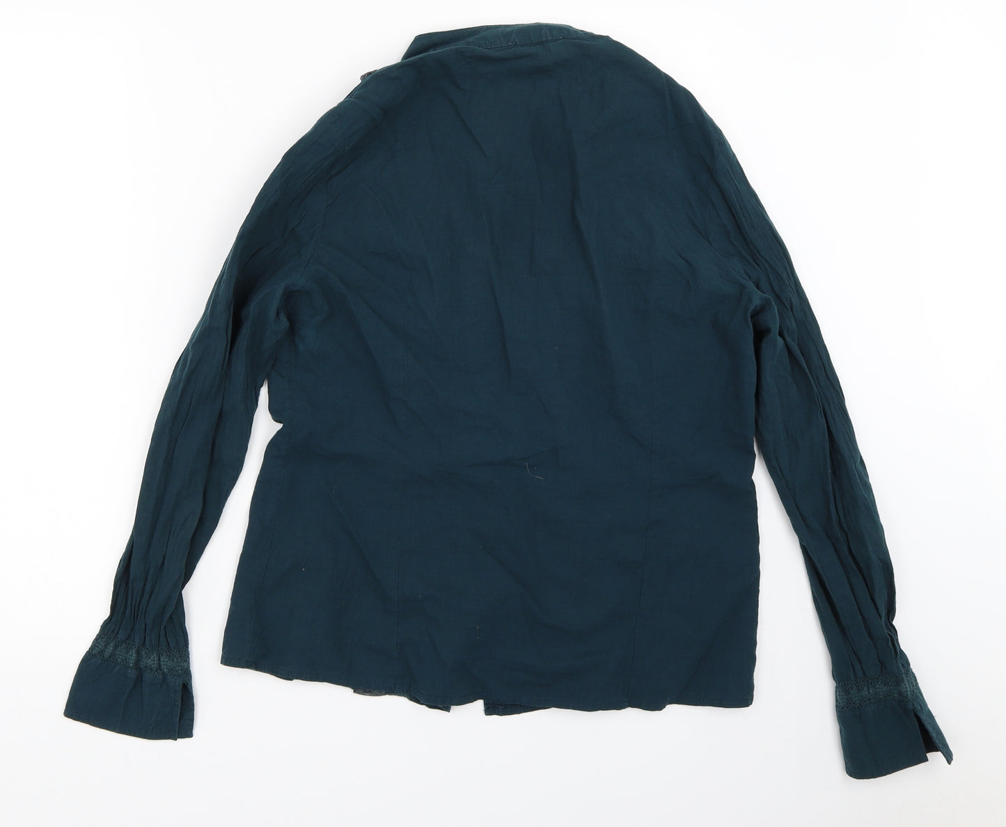 George Womens Green   Basic Button-Up Size 16
