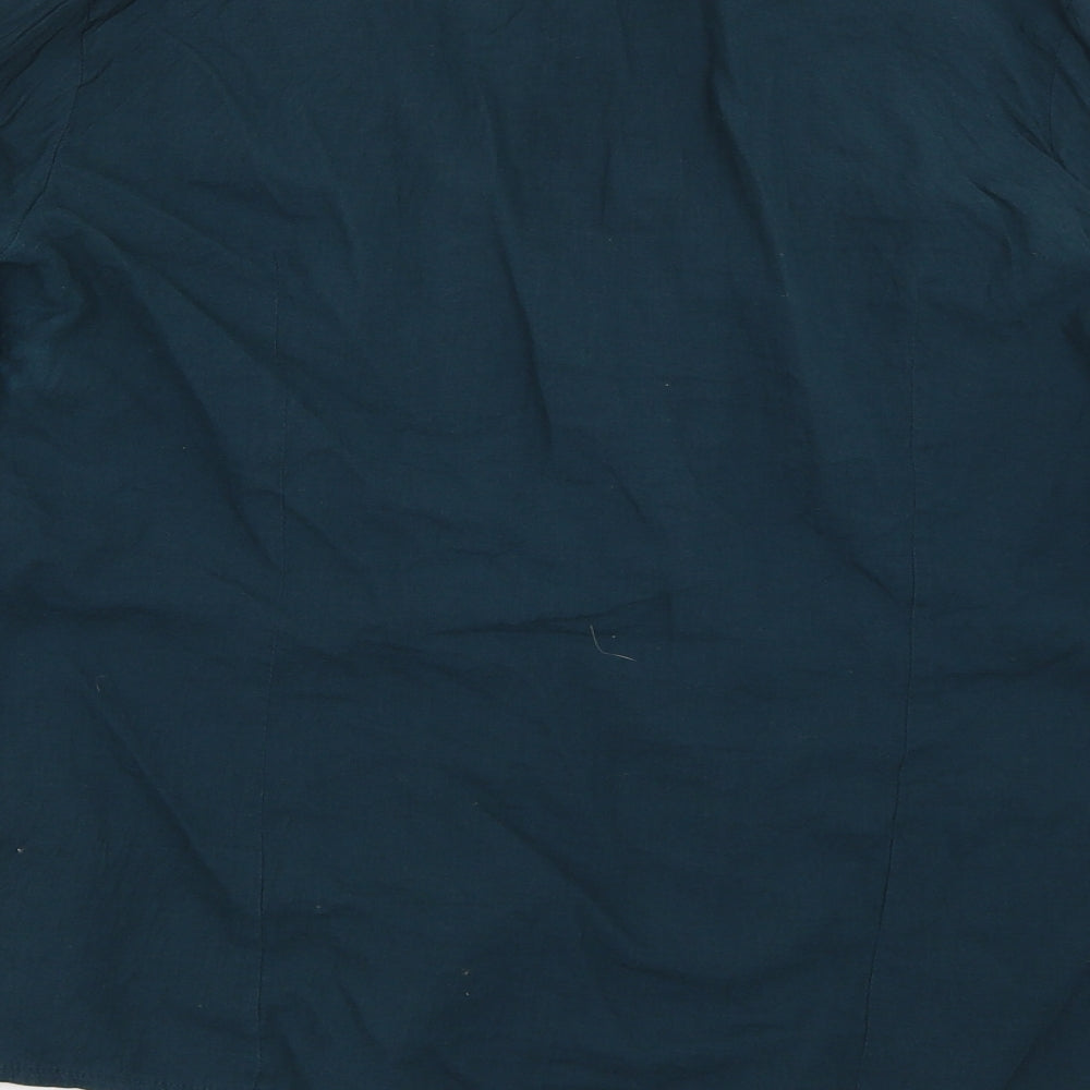 George Womens Green   Basic Button-Up Size 16