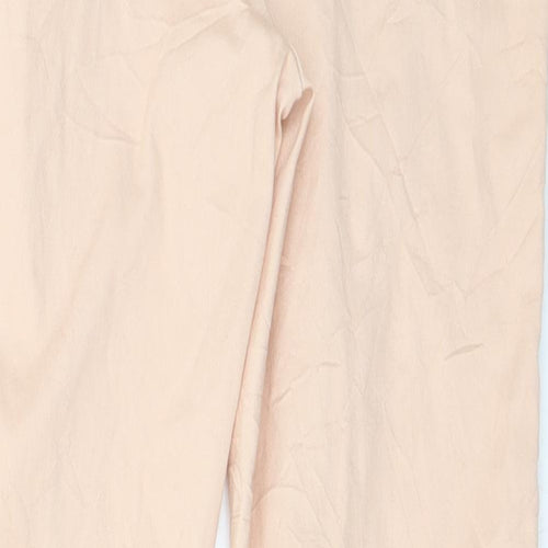 H&M Womens Pink   Capri Trousers Size 38 L26.5 in