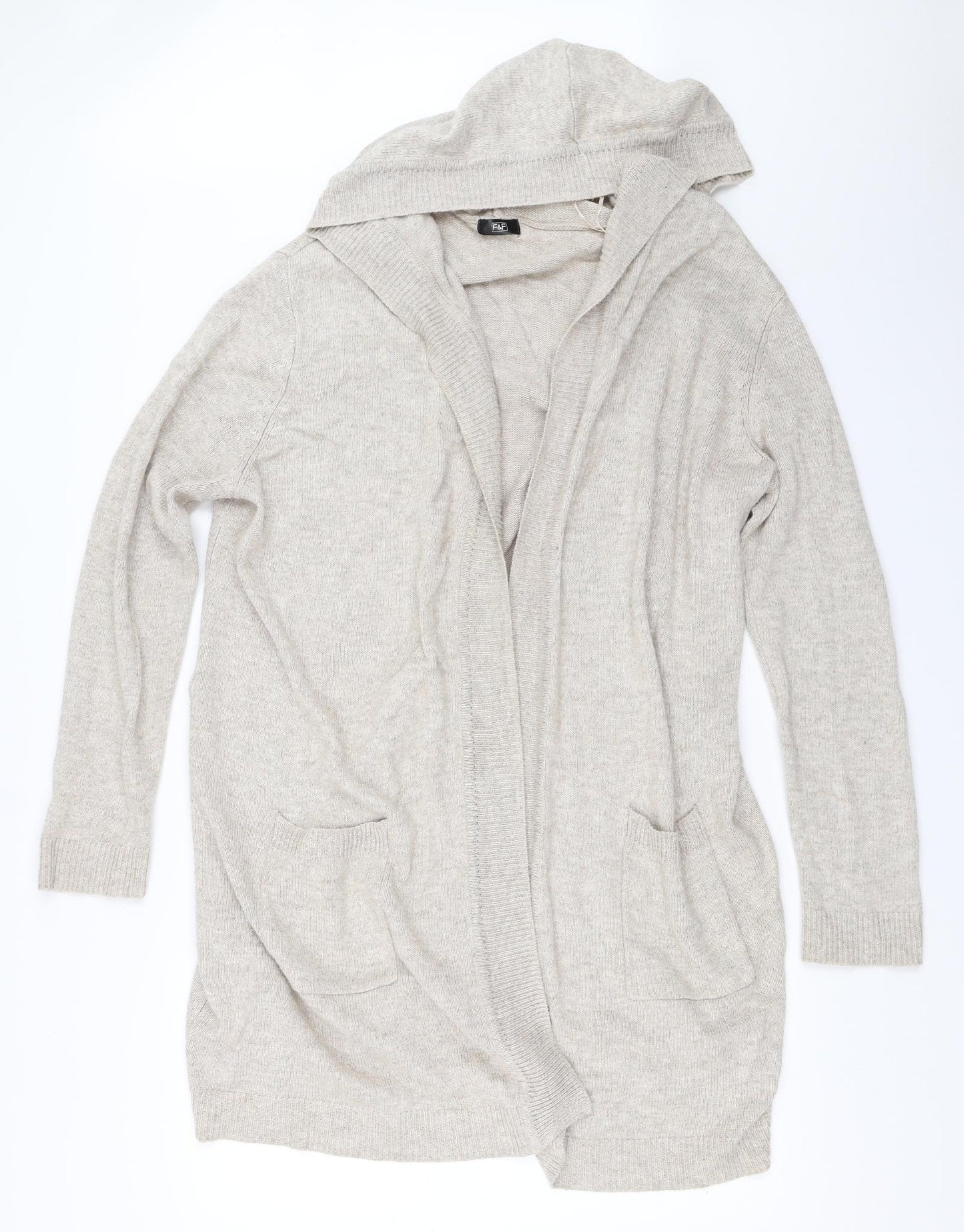 F&F Womens Beige   Cardigan Jumper Size XL