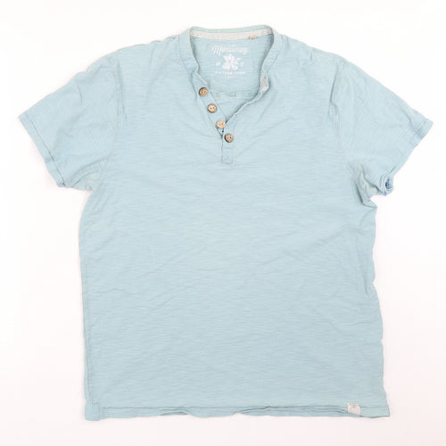 Mantaray Mens Blue    T-Shirt Size M