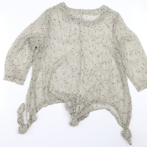 Neslav Womens Beige   Pullover Jumper One Size
