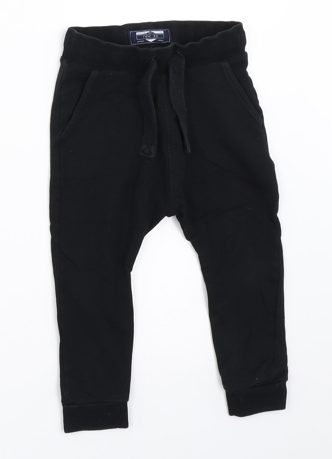 NEXT Boys Black   Jogger Trousers Size 18-24 Months