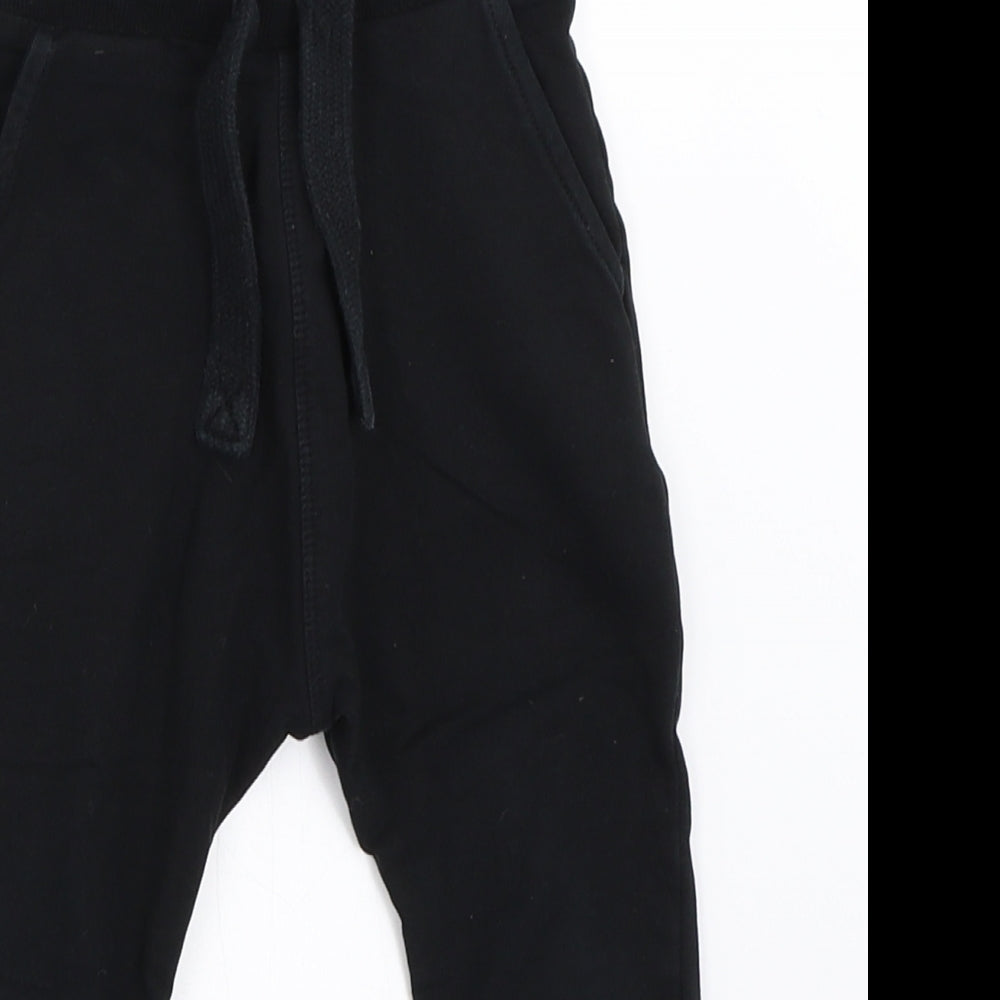 NEXT Boys Black   Jogger Trousers Size 18-24 Months